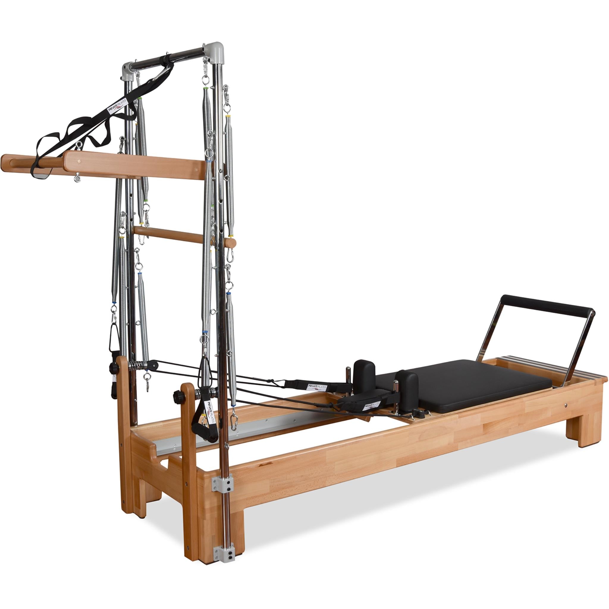 Private Pilates Premium Wood Reformer With Tower