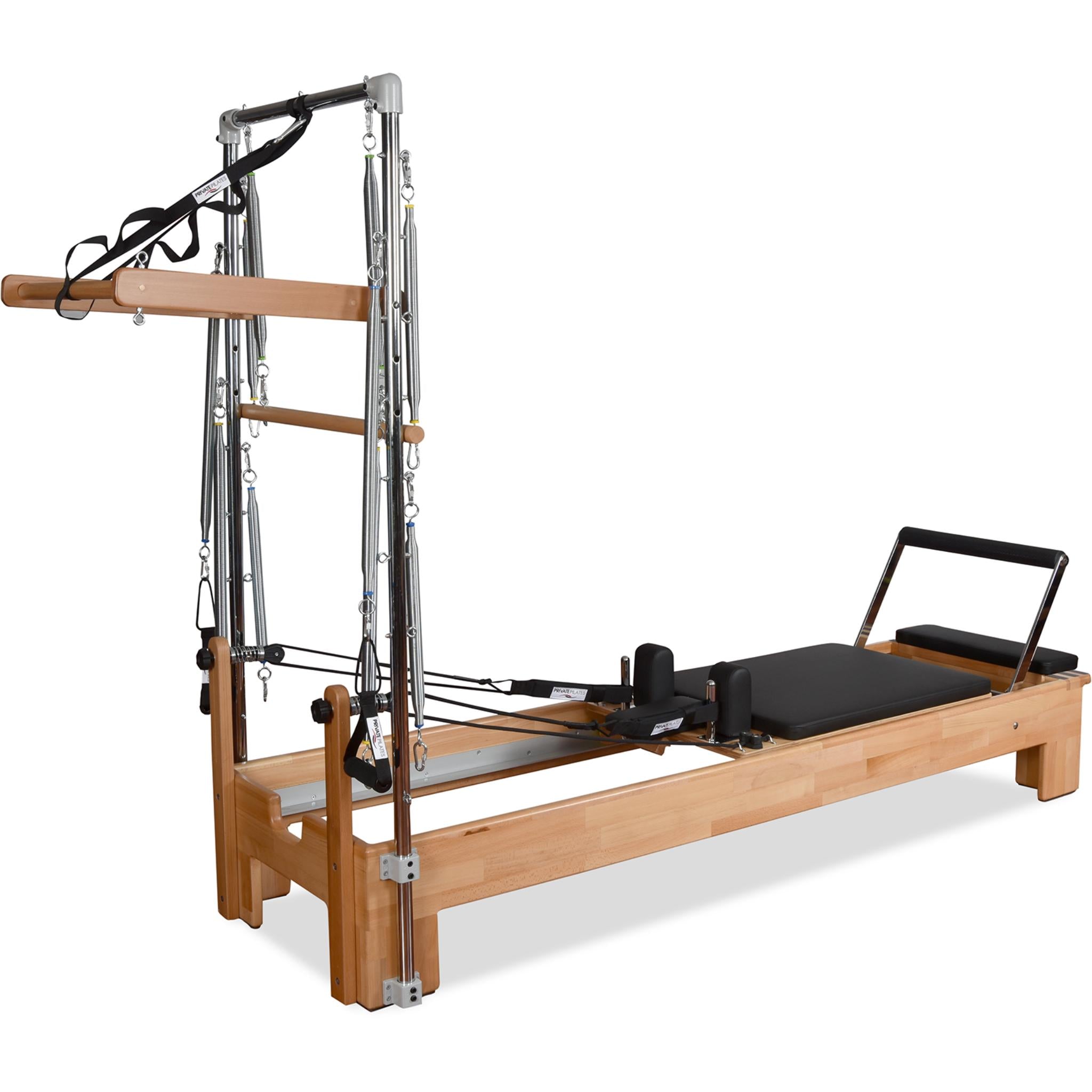 Private Pilates Premium Wood Reformer With Tower